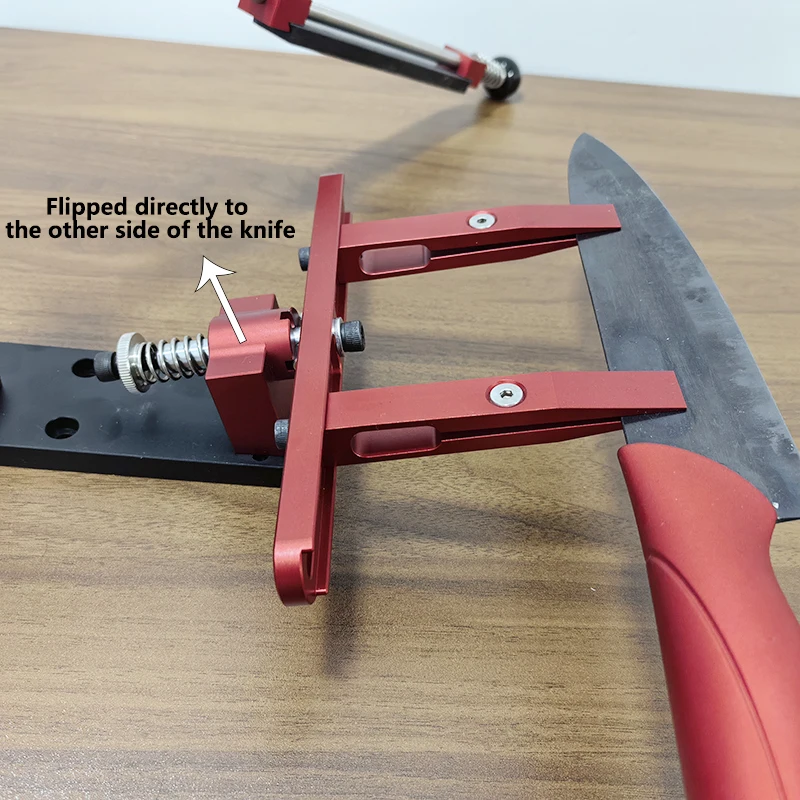 360° Rotation Flip Fixed-Angle Knife Sharpening Kit -Professional Knife Sharpener with Whetstones -Abrasive Holding System Tools