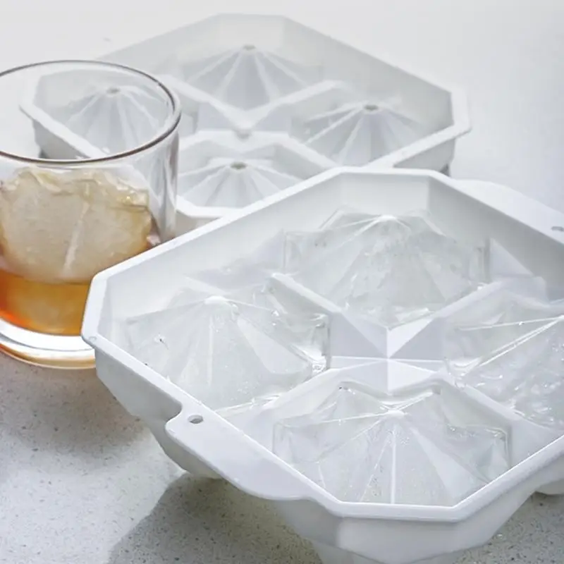 Innovative Crystal Design Ice Block Maker For Whiskeys And Cocktails Easy Releases For Enhancing Any Drink Presentation JOMD