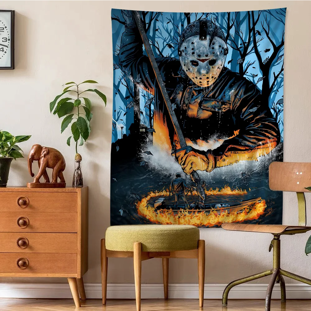 Friday the 13th Colorful Tapestry Wall Hanging Cheap Hippie Wall Hanging Bohemian Wall Tapestries Mandala Wall Hanging Sheets