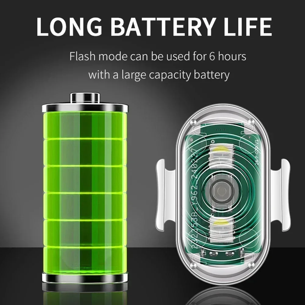 

LED Motorcycle Night Aircraft Signal Strobe Lights USB Chargeable Bike Drone With Remote Control-Warning Signal Light