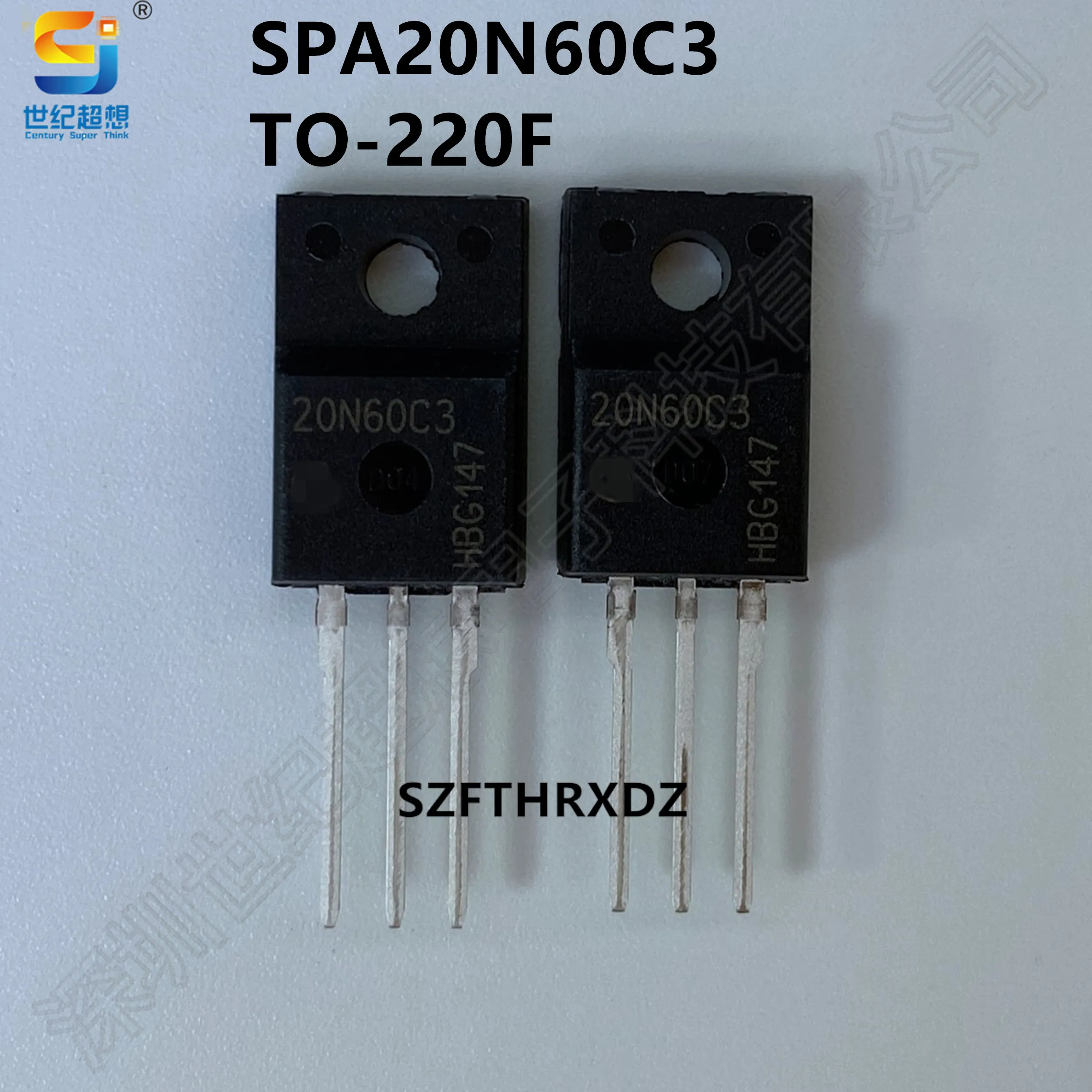 

10pcs 100% New Imported Original SPA20N60C3 20N60C3 20.7A 600V TO220F Field-effect transistor