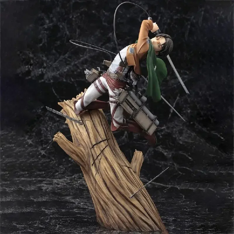 Attack on Titan Anime Figure Heichov Levi Ackerman Anime Manga Statue Attack on Titan Action Figure Model Toy Doll Decoration