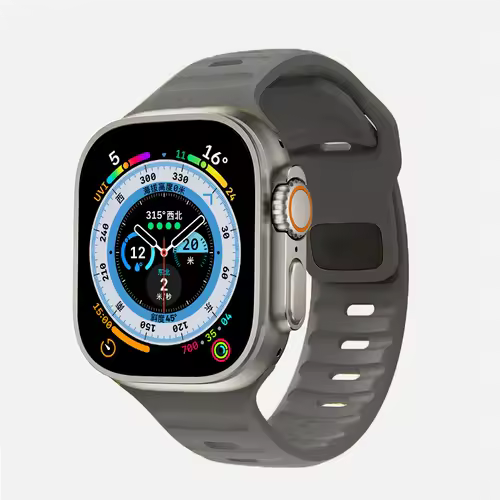 Strap For Apple Watch Band 49mm 44mm 45mm 41mm 40mm 42mm 38mm Soft Silicone sport Bracelet iwatch Serise 8 7 SE 6 5 9 Ultra 49mm - Image 10