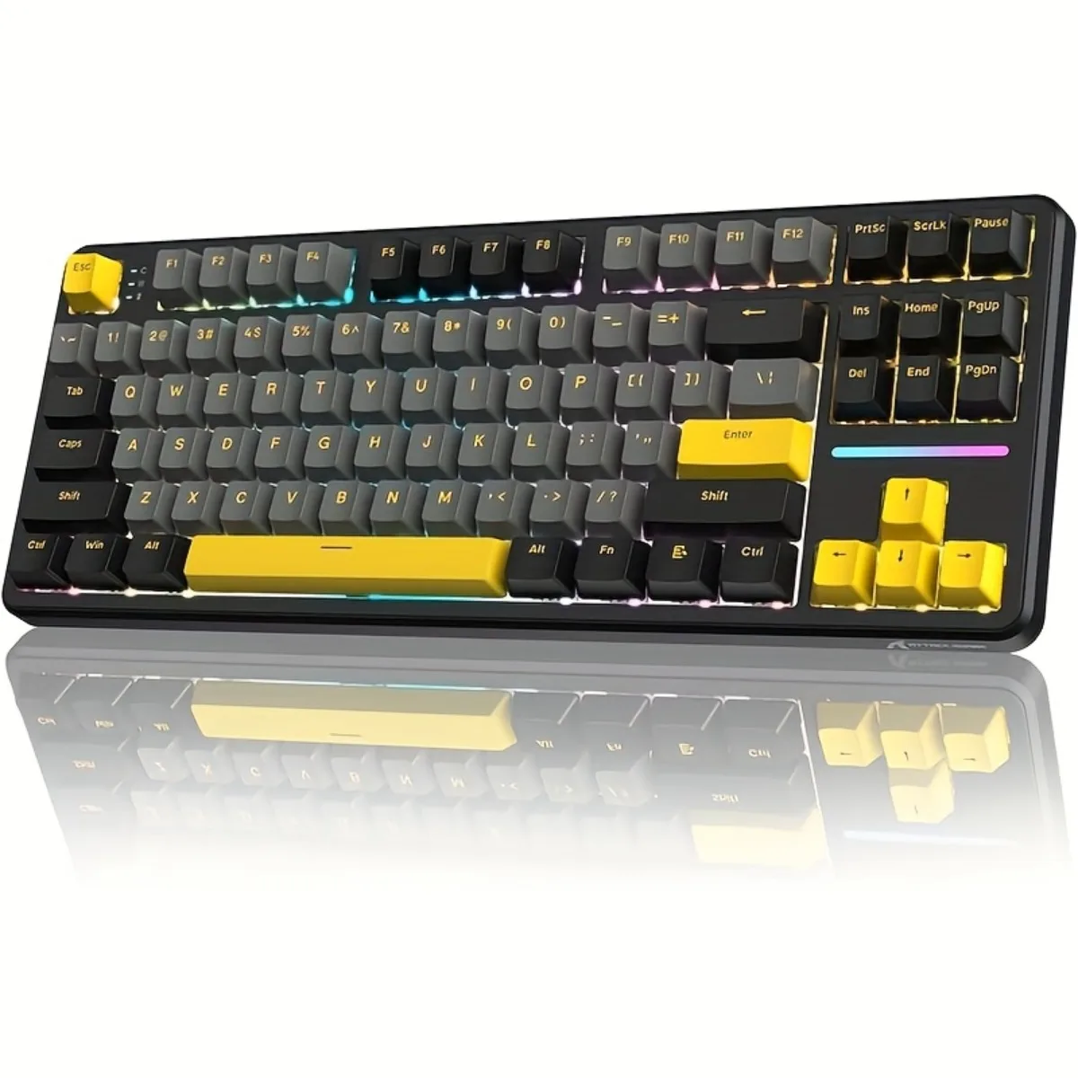 Attack Shark X87 Tastatur, Esports Gaming, mechanische Tastatur, RGB-Dichtung, Hot-Swap-fähiges