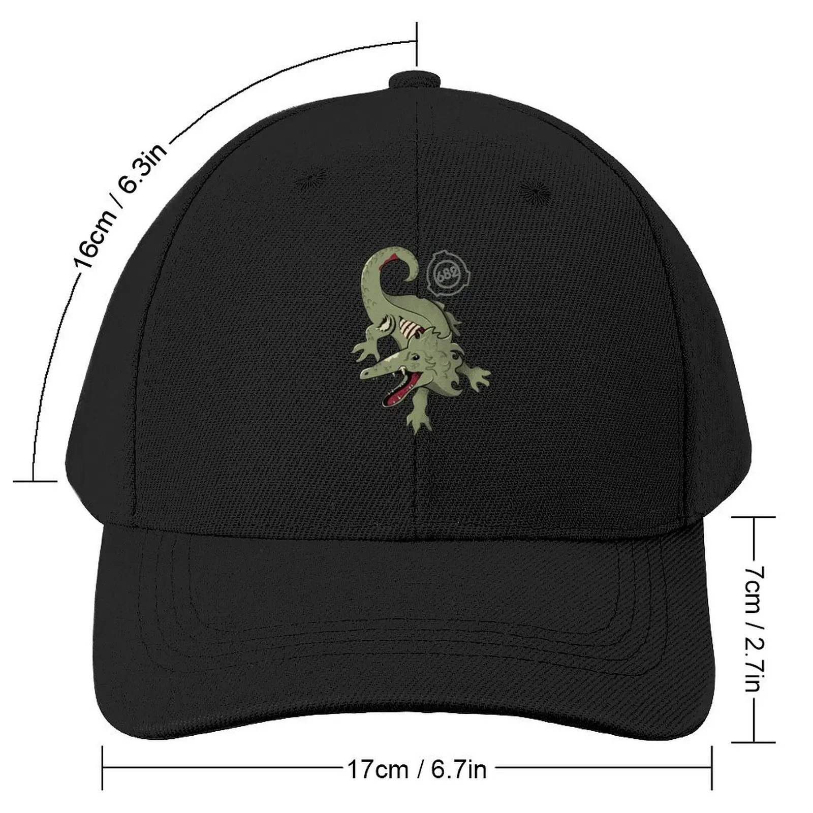 SCP-682 Hard-to-Destroy Reptile Baseball Cap sun hat Anime Hat Thermal Visor Golf Men Women's