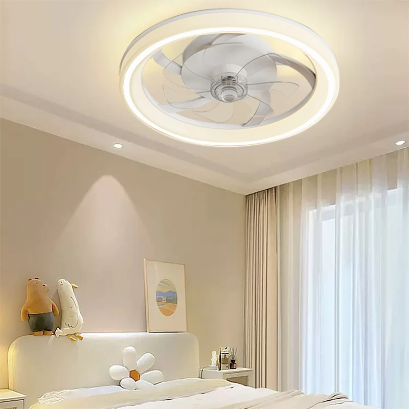 Ceiling Fan Light Living Room Bedroom Modern and Simple Home Intelligent Remote Control Restaurant LED home fan Price Reduction