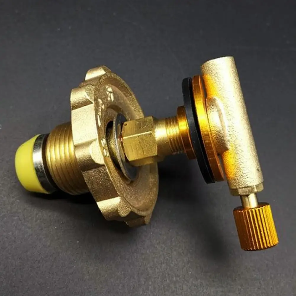 Compact Pure Copper Gas Adapter Outdoor Camping Stove Connector Lightweight Hiking Cooking Accessory For Chihu Stove Parts