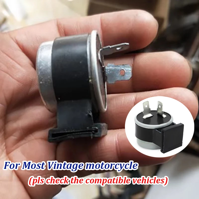 6V Flasher Winker Relay For Most Motorcycle HONDA KAWASAKI SUZUKI YAMAHA Turn Signal Indicator Blinker W/O Beeper