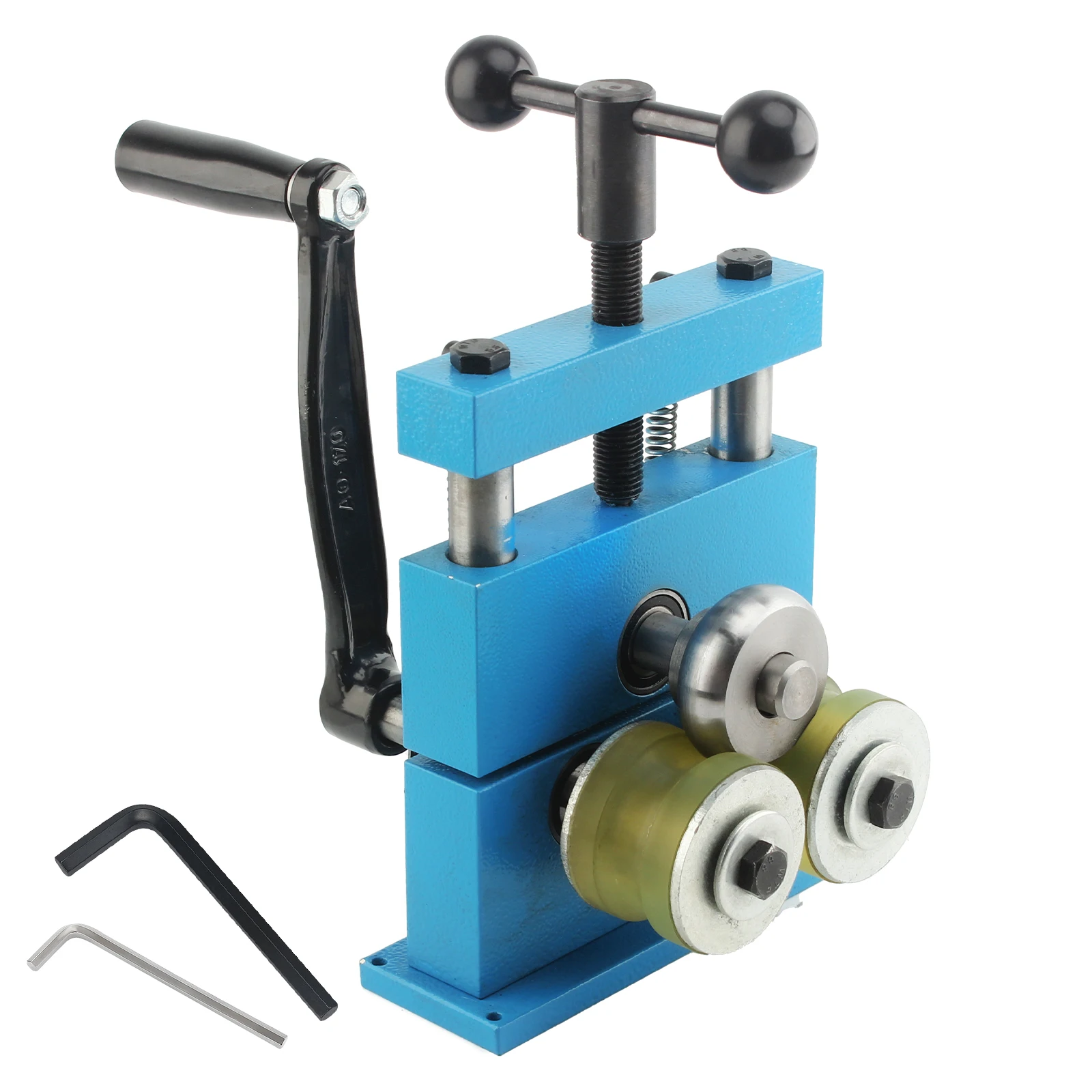 

Bracelet Rolling Mill Machine Sturdy Manual Hand Crank Tableting Tool Jewelry Making Machine for Earring Jewelry Ring Designer