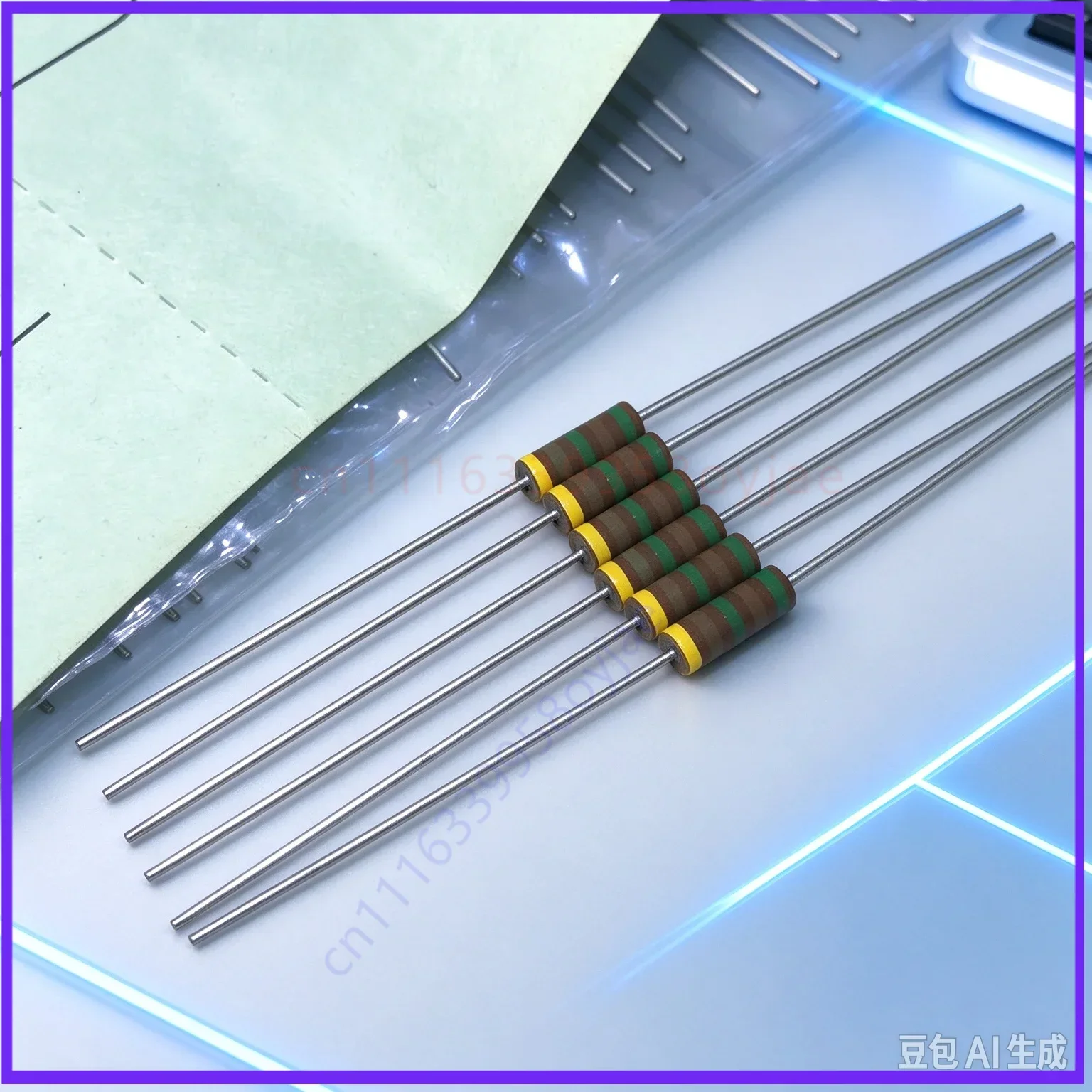 Boxed for AB 1/2W 5.1M Antique Carbon Non-inductive Resistor  100pcs
