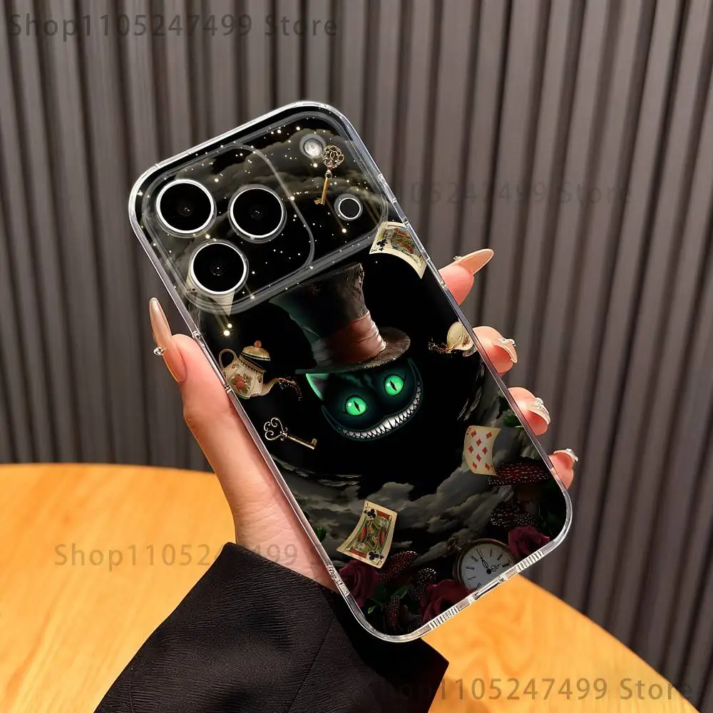 Чехол для телефона A-Alice M-Madness Returns iPhone17 16, 15, 14, 13, 12, 11 Pro Max Plus, мини-прозрачная полная задняя крышка, силиконовый мягкий чехол