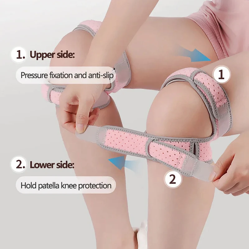 1 قطعة قابل للتعديل الرضفة دعامة الركبة الركبة كم ضغط دعم للجنسين الركبة آلام التهاب المفاصل الألم الرياضة الركبة الحرس الركبة وسادة #1