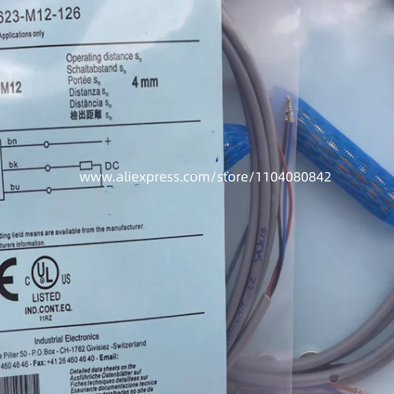 3PCS New DW-AD-628-M12 Proximity switch