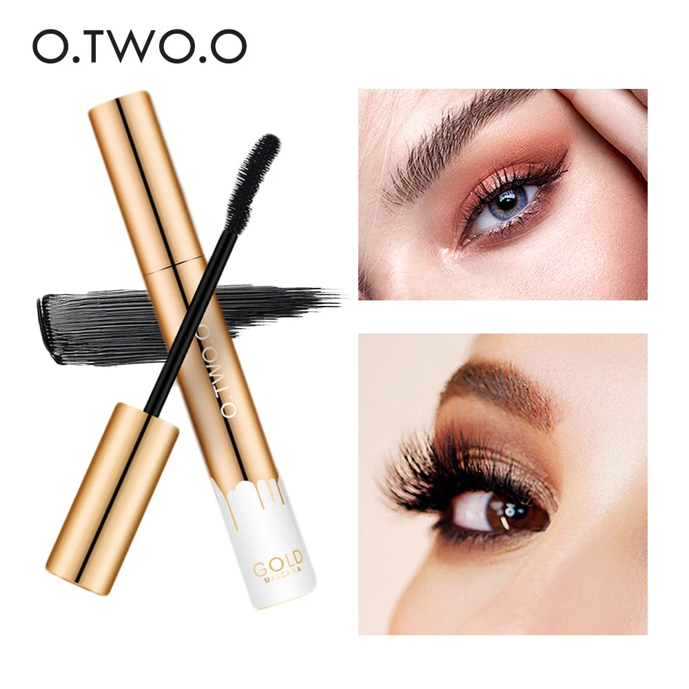 O.TWO.O الألياف سماكة إطالة الماسكارا 3D جلدة الشباك غير لطخ جلدة مستحضرات التجميل العين