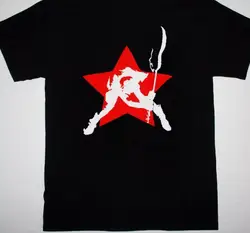 The clash band Joe Strummer hot T-shirt black punk rock