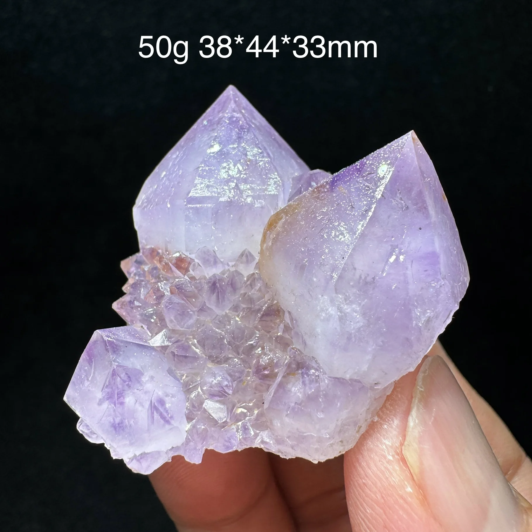 Natural South African Cactus Amethyst Cluster Mineral Specimen Healing Crystal Gemstone
