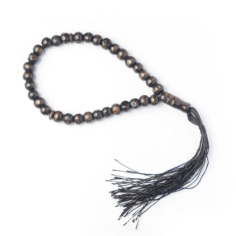 33 Prayer Beads Muslim Hand Rosary Authentic Indonesian Beads Counter 8mm Beads