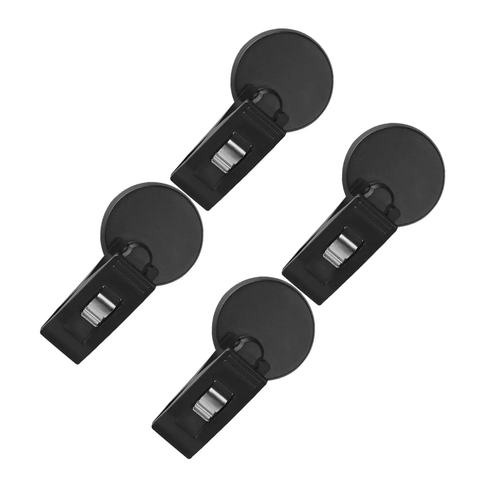 4Pcs Heavy Duty Adhesive Car Ticket Holder Clip for Windshield Dashboard Door Holds Parking Permits Fuel Cards Access Cards