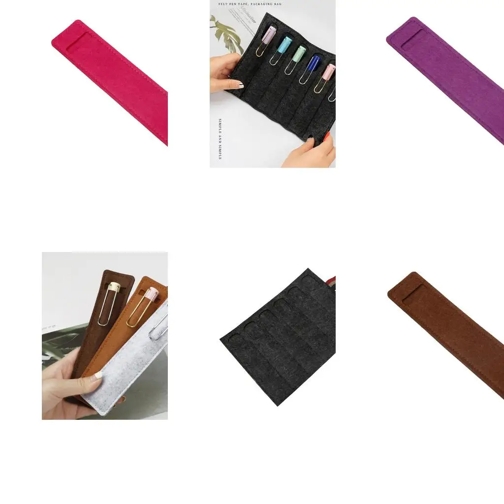 Simple Pen for Case Felt Holder for One Pen Protect Fountain Pen Roller Ballpoin