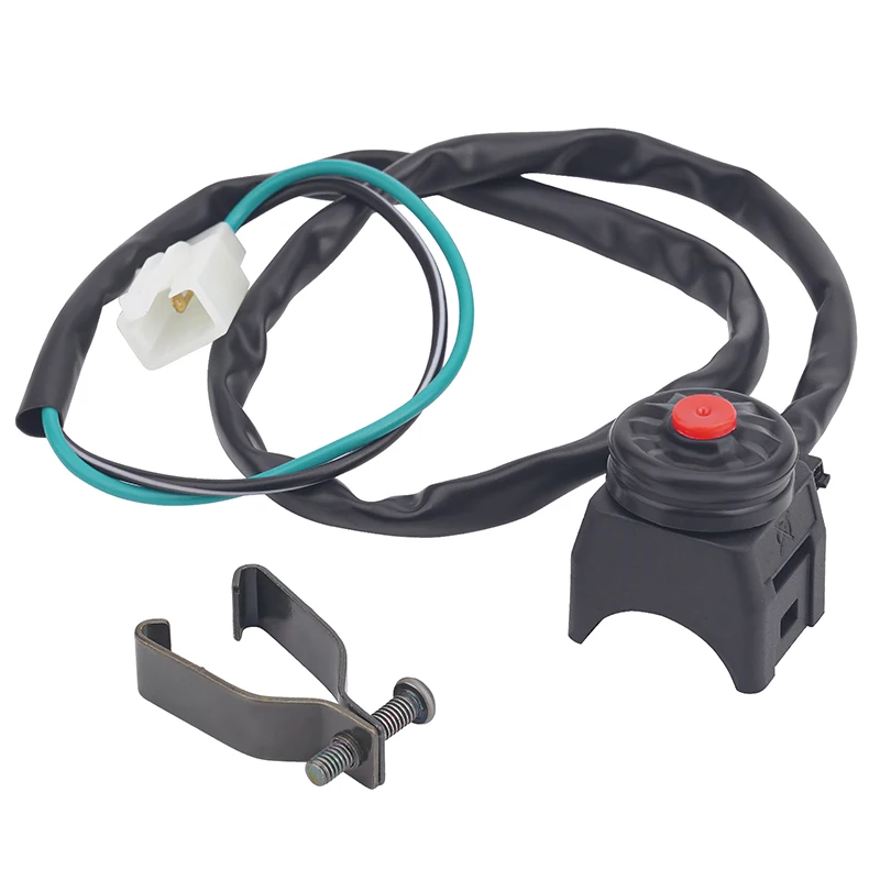 1/2개 유니버설 오토바이 핸들바 킬 스톱 스위치 혼 버튼 22mm 스타터용 더트 바이크 ATV UTV 핸들바 장착형