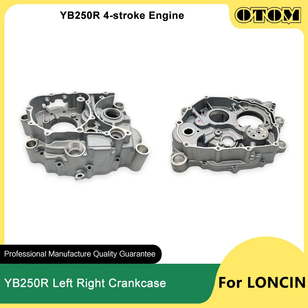 

OTOM YB250R Motorcycle Left Right Crankcase Crankshaft Crank Box Case Cover For LONCIN KEWS K23 4-stroke Engine Motocross Parts
