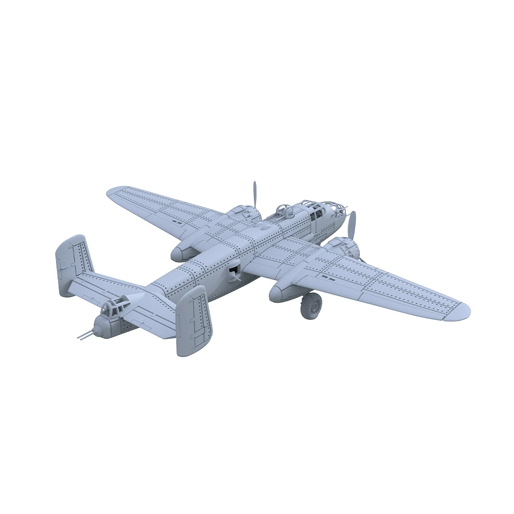 Yao's Studio LYR221 1/700 Military Model Kit U.S Navy B-25J-1 Mitchell Bomber WWII WAR GAMES