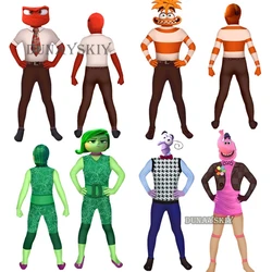 Inside 2 Anime Joy Cospaly Fear Anger Disgust Sadness Costume Outfit Clothes Jumpsuit Adults Kids Joy Birthday Halloween Suit
