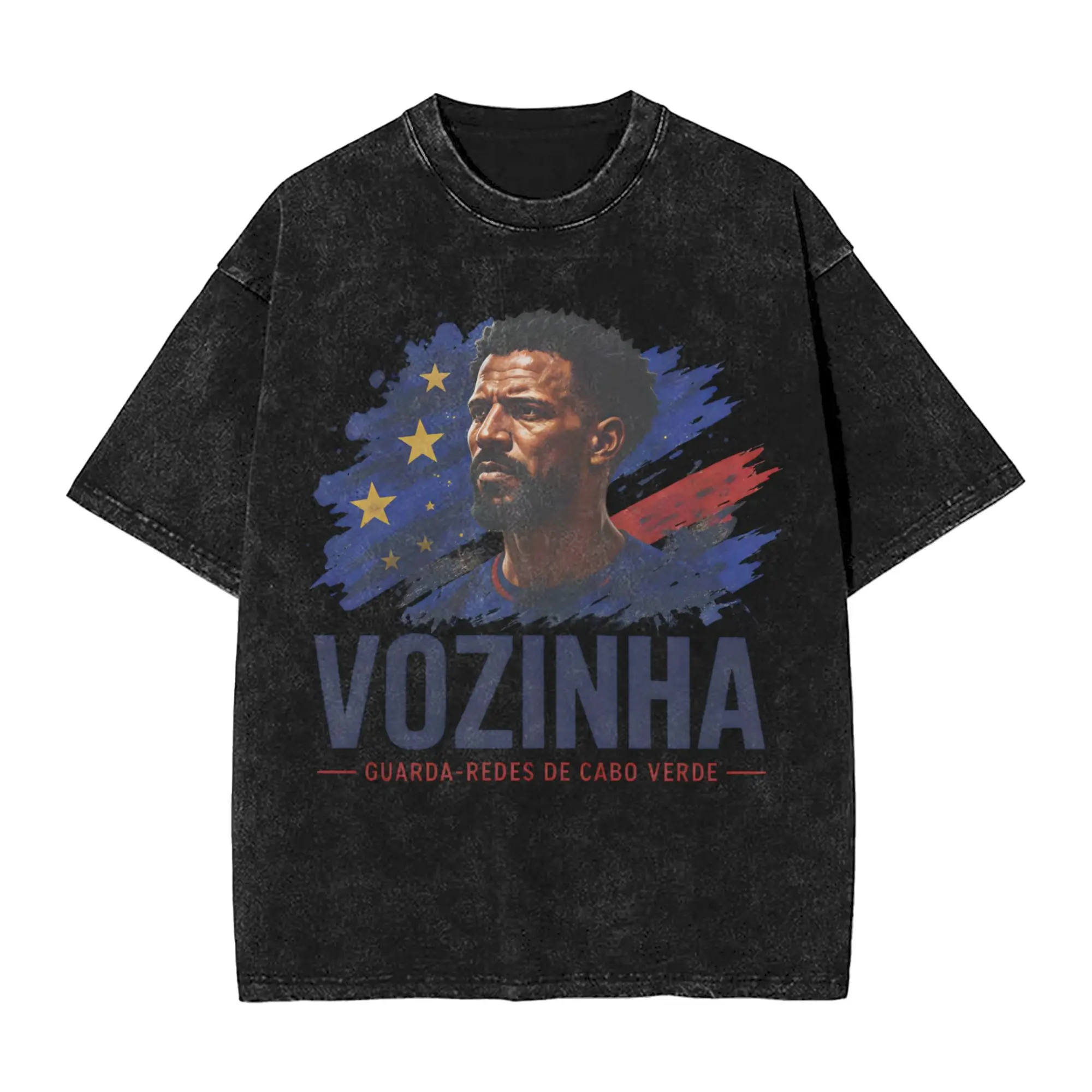 Men Women's T-Shirt Cabo Verde Vozinha Washed T Shirts Hippie  Summer Tees Street Style Simple Cotton Clothes Gift Idea