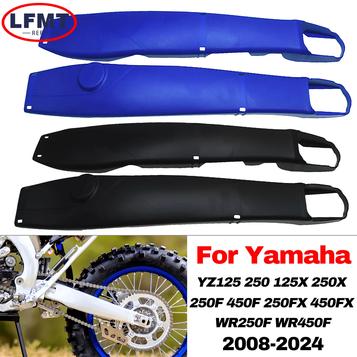 Motorcycle Swingarm Guard Protector For Yamaha YZ125 250 YZ125X 250X YZ250F YZ450F YZ250FX 450FX WR250F WR450F 2008-2024 Parts