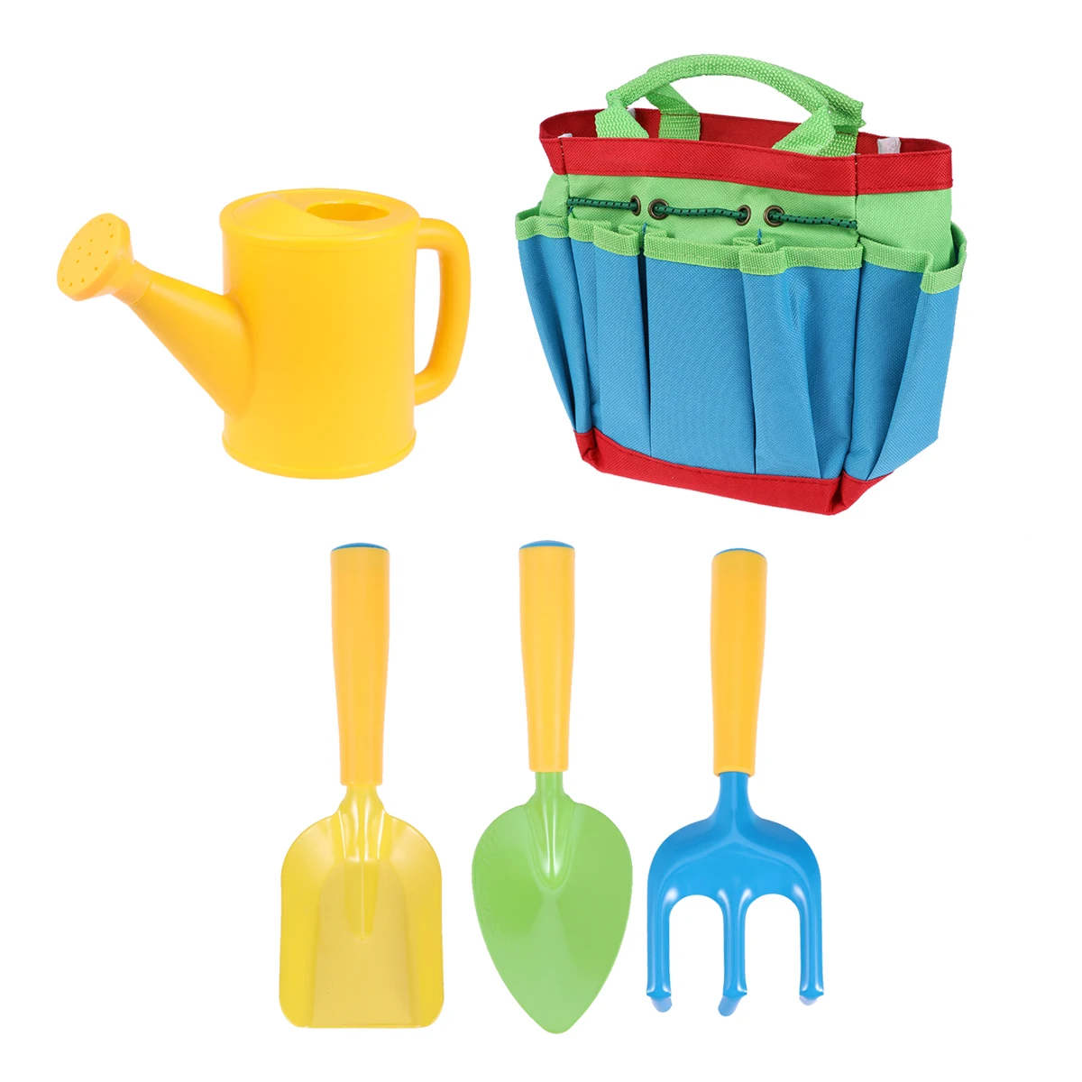 1 مجموعة 1 مجموعة أطفال البستنة أداة مجموعة التظاهر اللعب دور اللعب عدة حديقة محاكاة للأطفال مع وعاء سقي مجرفة حقيبة أشعل النار