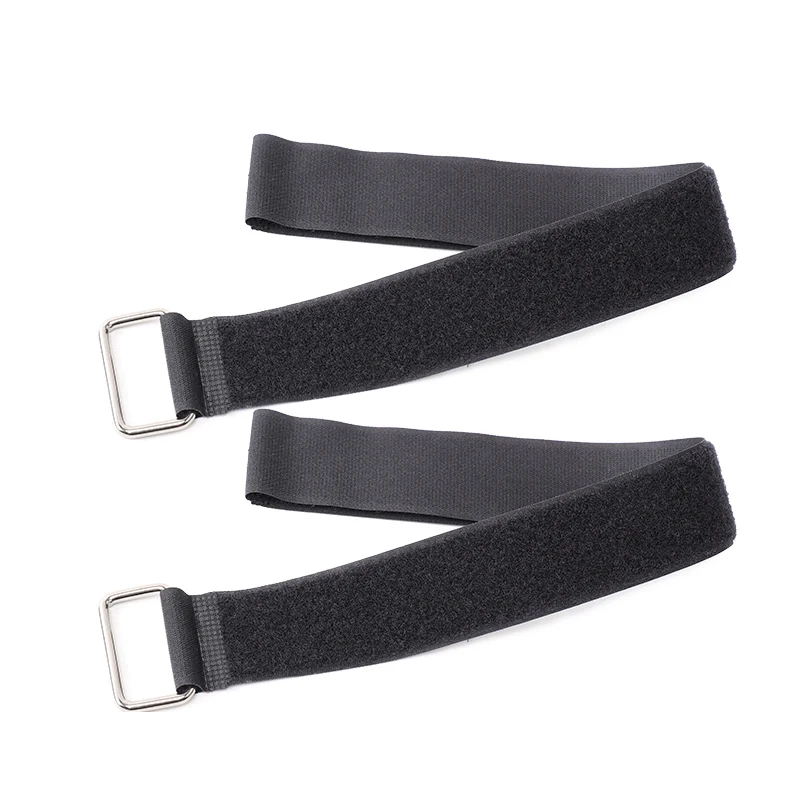 5Pcs/Lot Metal Iron Buckle Reusable Ties Hook and Loop Strap Cable Ties Tape Nylon  Strap Wrap Zip Bundle Cable Organize