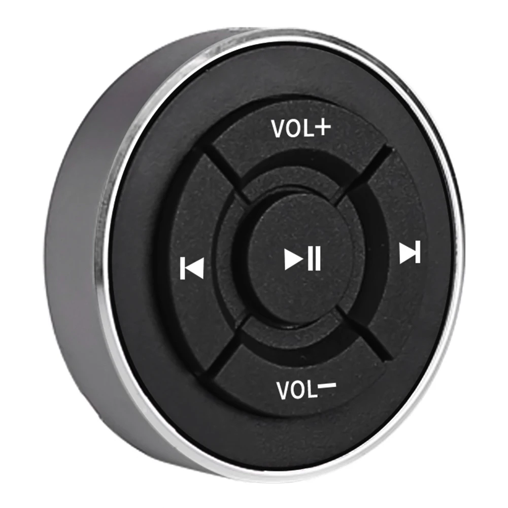 Bluetooth-compatible Car Remote Controller 100% Brand New Carry Around Convenient Steering Wheel Media Shutter for iPhone
