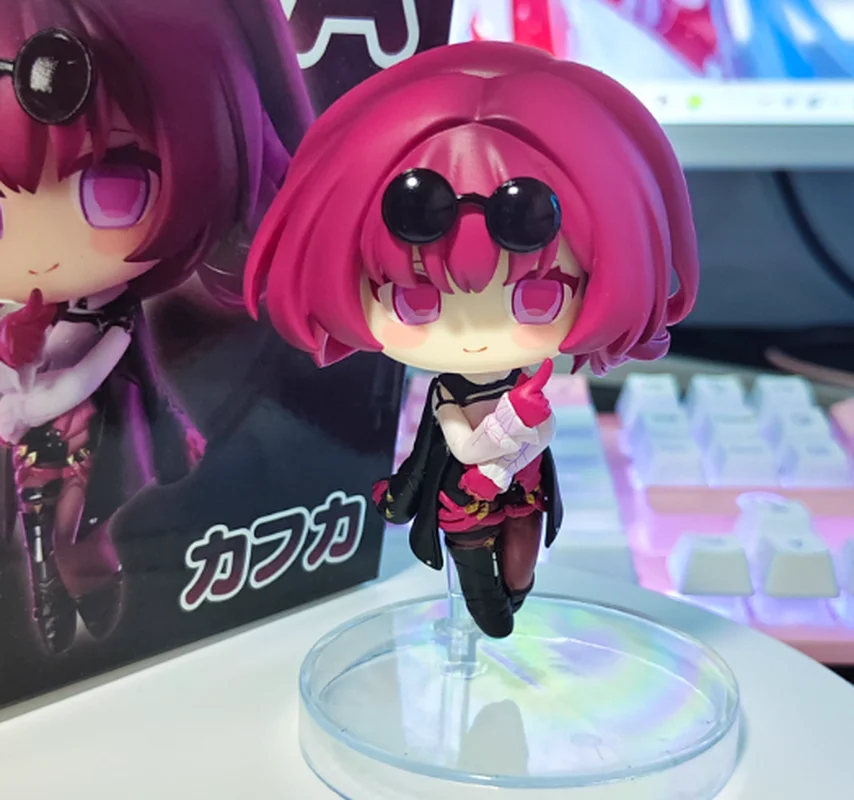 

Kavka Q Version Figurine Decorative Ornament Anime Girl Model Gift Badou Star Rail Flowing Firefly Collectible Action Figure