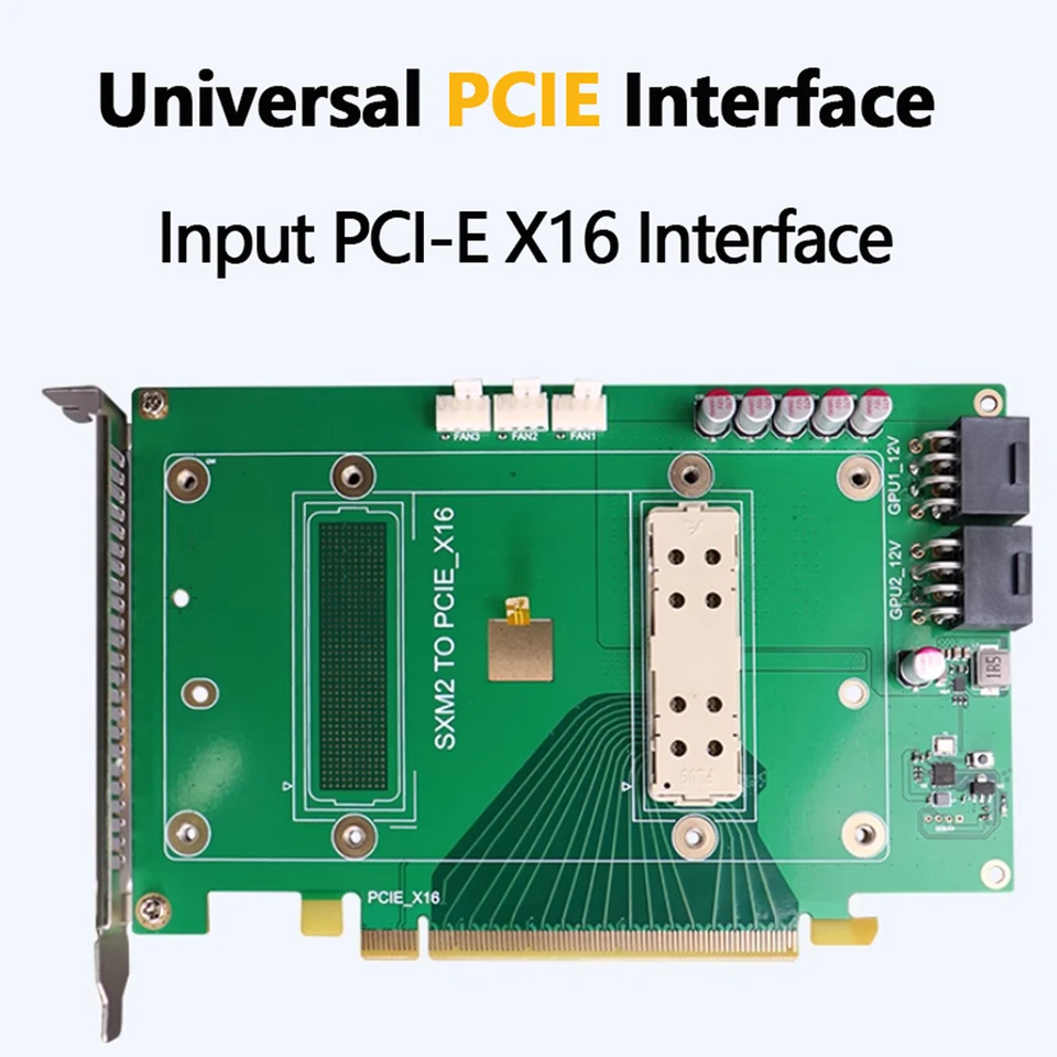 PLANEX PCI USB PSメモリアダプタ PS-MG2 SXM2 To PCI-E X16 Adapter Board for Nvidia P100 V100 Module