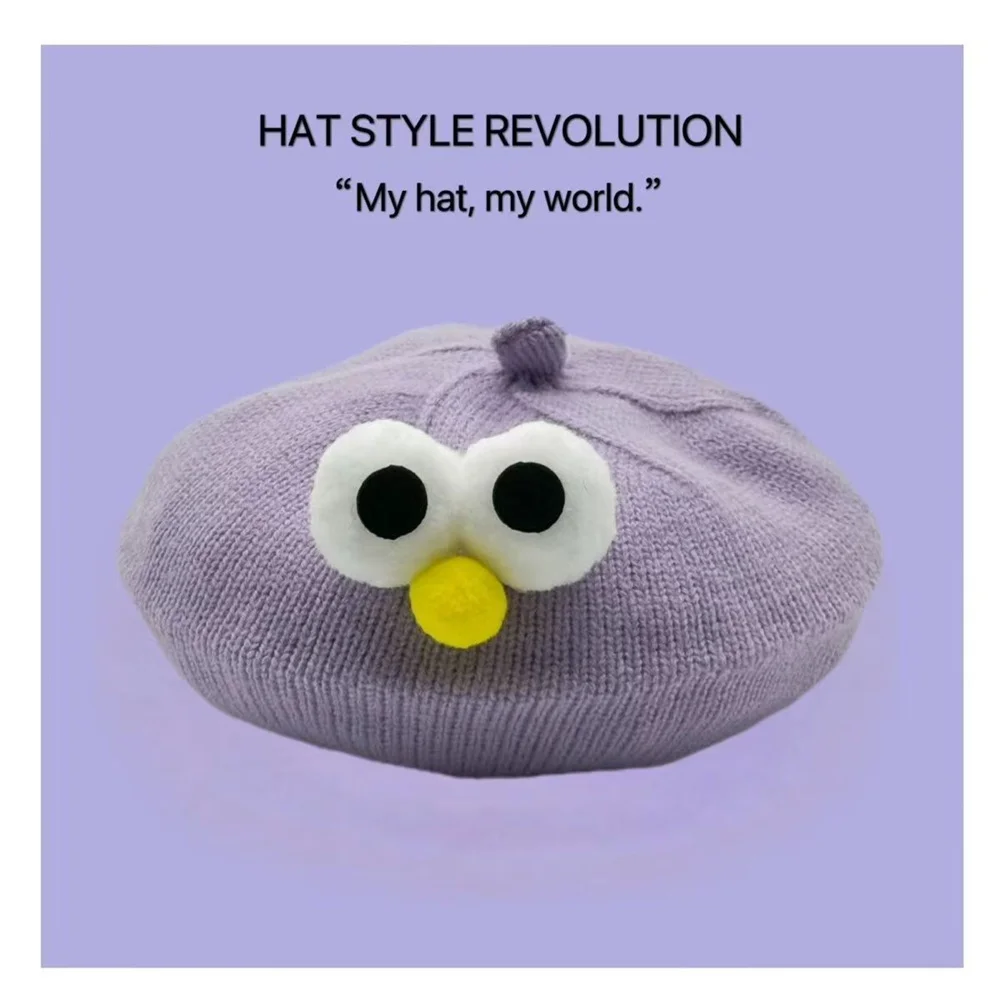 Mode Baby Gestrickte Mütze Hut Einfarbig kinder Warme Hüte Herbst Winter Maler Kappe Für Mädchen Kinder Motorhaube Zubehör