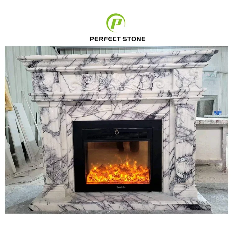 Custmozied Design Marble Fireplace With Wholesale Price