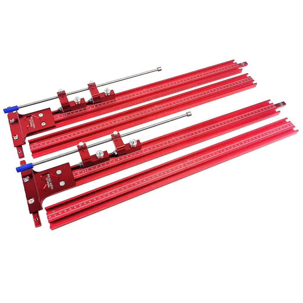 Alumínio Alloy Parallel Guide System Cortes Repetitivos para Track Saw Rail Festool Ferramenta de Madeira mm no tipo