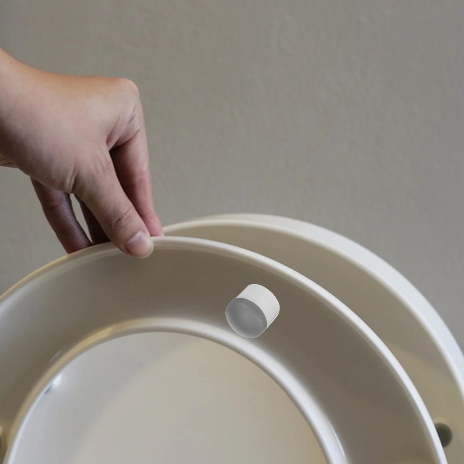 

8Pcs Self Adhesive Toilet Seat Bumpers Universal Lid Buffer Pads for Bidet Attachment Silent Cushion Stopper Toilet Seat