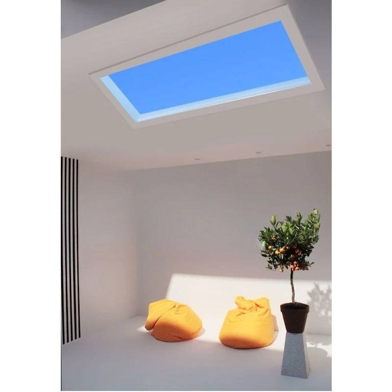

Recessed Smart LED Skylight Ceiling Panel Light Natural Sky Window Effect Entryway Kitchen Bathroom Integrated Acrylic Decor