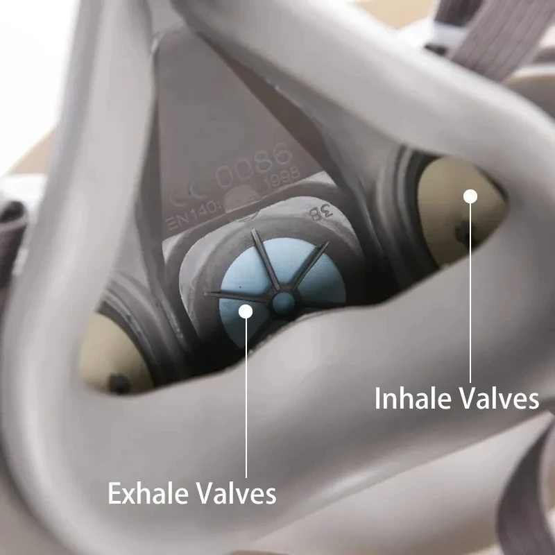 5-10 stücke 6200 Masken zubehör ersetzen für 6200/7502/6800 Atemschutz gerät 6889 Ausatem ventile Kieselgel 6893 Inhalation ventile