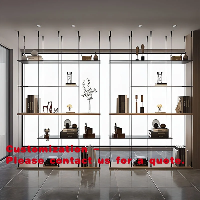 

Customize.Modern Internet Celebrity Hanging Storage Rack Living Room Display Rack Office Partition Storage Rack Minimal