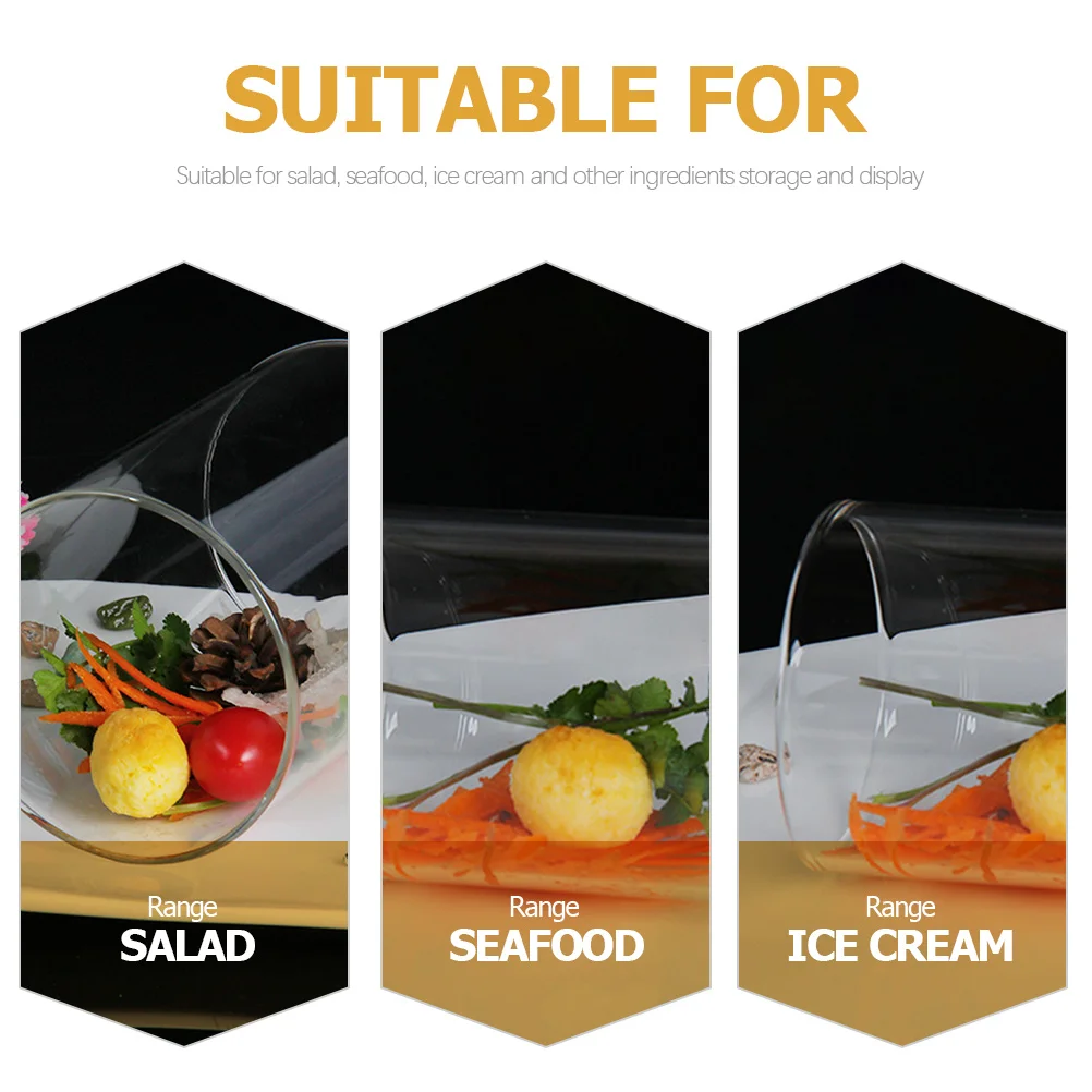 

Practical Decorative Serve Bowl Cost-Effective and Glass Tableware for Family and Friends Gifts Glass Plate