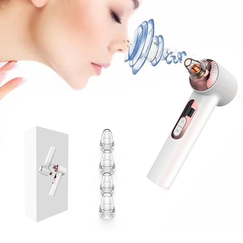 Newest Vacuum Acne Remover with Visual Function Facial LED Light Nose Face Pore Cleanser Blackhead Remover Machine