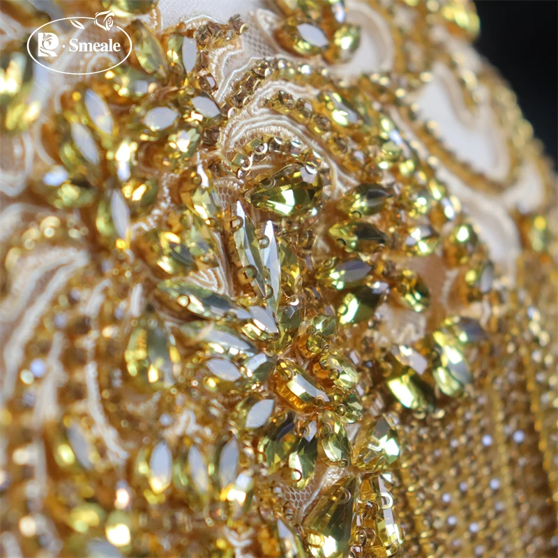 Handgenähte Drill-Quasten für Tanzaufführungen, Wasserdiamant-Schmuck, Diamantdekoration für Hochzeitskleider, Pelz-Accessoires – Detail 2