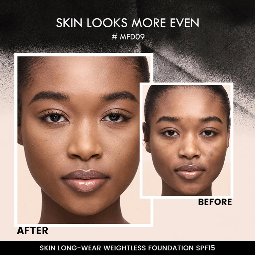 Vegan 30ml Foundation for Dry Oily Skin Custom Logo Private Label Makeup Wholesale Round Bottle Liquid Base