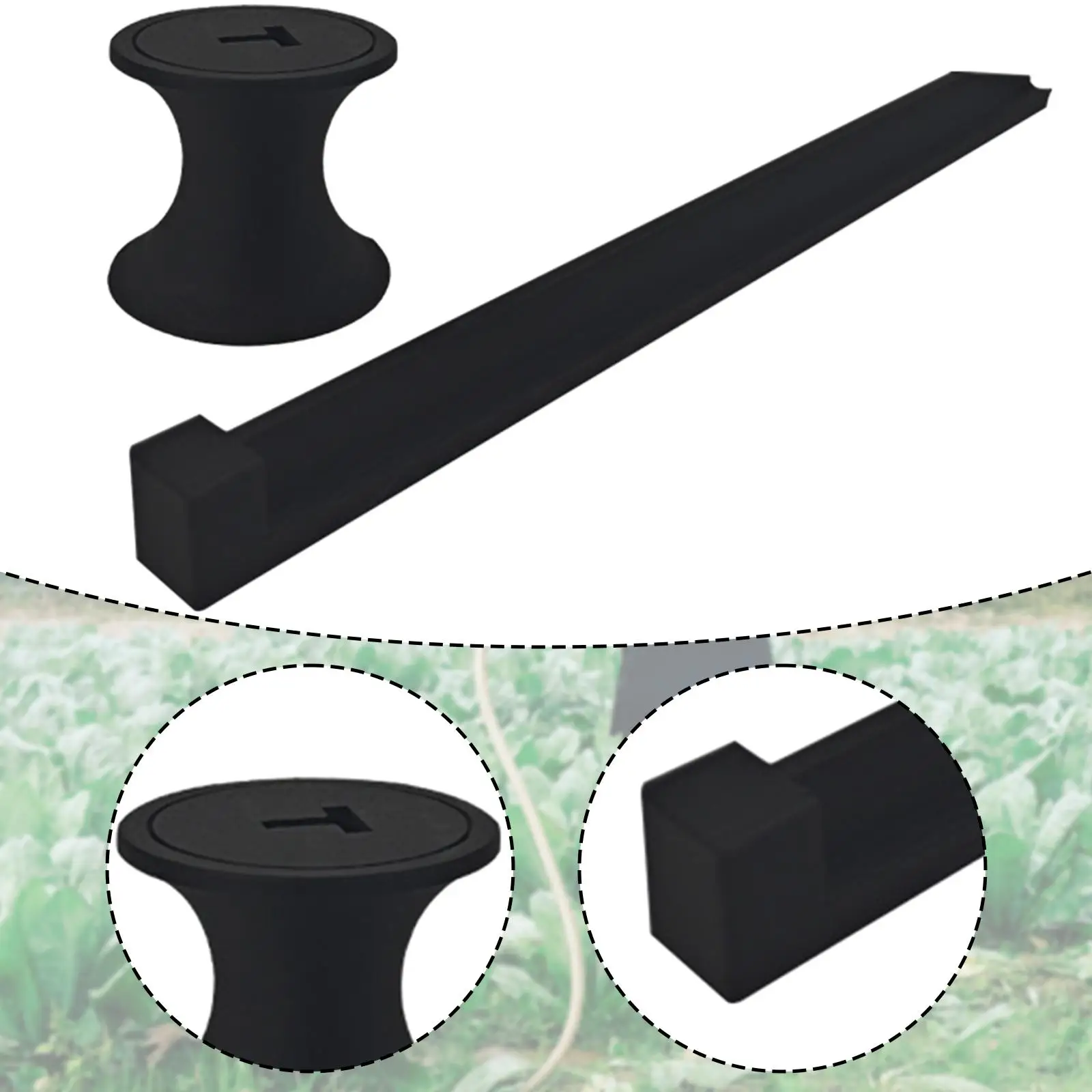 

Прочный крепёж для садового шланга, простая установка для защиты цветов и организации шланга