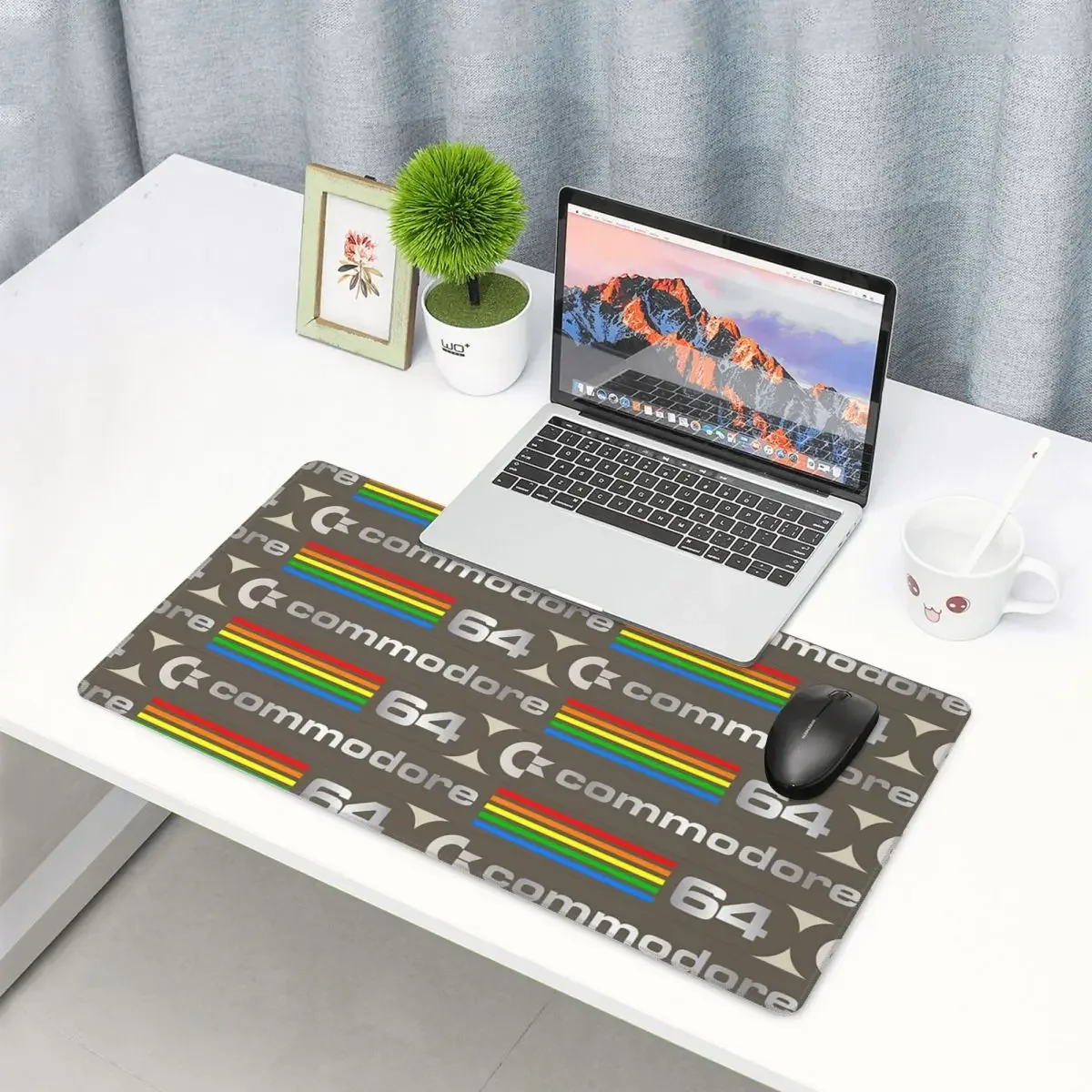 Large Mouse Pad Commodore  Version a Gamer PC Laptop Mats Keyboard Carpet Computer Gaming Office Accessories Desk Ma