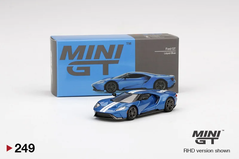 

TSM MINI GT 1:64 #249 Ford GT литая модель гоночного автомобиля, детские игрушки, подарок