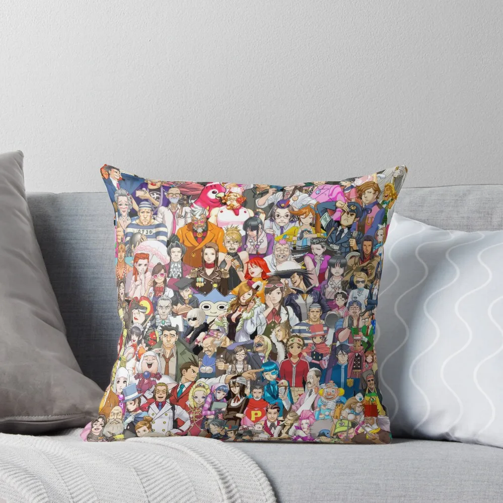 

Ace Attorney Throw Pillow Christmas Covers For Cushions ornamental pillows for living room Cushions For Children Anime pillow