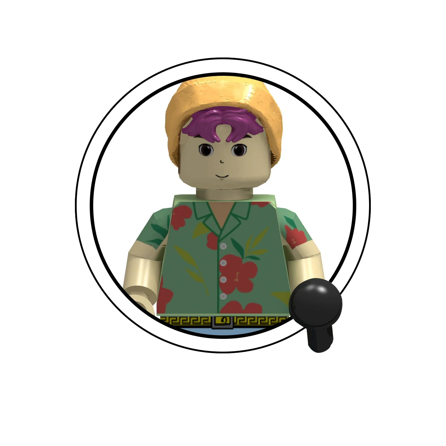 Nouveau KPOP chasseurs de démons poupée de dessin animé blocs de construction Kawaii Mini figurine tête assemblage jouets enfants jouet éducatif cadeau